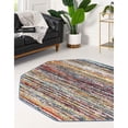 thumbnail image 3 of RugPal Contemporary Zeno Collection Area Rug 6'11"x6'11" Octagon - Multi, 3 of 5