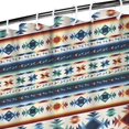 thumbnail image 3 of Blue and Orange Geometric Boho Pattern Shower Curtain 36"x72" ,Bathroom Decorative Shower Curtains Set with 12 Hooks,Modern Waterproof Washable Shower Curtain, 3 of 6