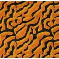 thumbnail image 4 of oneOone Cotton Poplin Twill Orange Fabric Animal Skin Fabric For Sewing Printed Craft Fabric By The Yard 56 Inch Wide-14K, 4 of 4