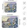 thumbnail image 3 of Winter Rural Christmas Fir Tree Bullfinches Dish Drainers Mats for Kitchen Counter Dish Washing Drying Mat Dish Drainer Pad Absorbent Dish Drying Mat 16 x 18, 3 of 6
