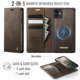 thumbnail image 4 of CaseMe Funda para Billetera for iPhone 11 Compatible con Magsafe, 2 en 1 de Piel Sintética [Bloqueo RFID] Soporte para Tarjeta Abatible Cubierta Magnética Desmontable a Prueba de Golpes for iPhone 11, 4 of 10