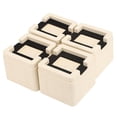 thumbnail image 1 of Protectores de muebles, sofás, gabinetes y mesas Almohadillas antideslizantes apilables para patas de cama, paquete de 4, 1 of 8