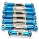 thumbnail image 1 of Juego de varillas de enlace de dirección Vogacara para 1/10 SLASH 4x4 RC Aleación de aluminio Azul, 1 of 1
