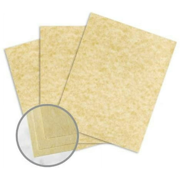 Astroparche Ancient Gold Paper - 8 1/2 x 11 in 60 lb Text Vellum 30% Recycled 500 per Ream