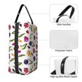 thumbnail image 3 of Goofa Tulips Flowers Printed Toiletry Bag with Handle,Large Capacity Travel Makeup Cosmetic Bag for Women, Carry on Airport Airline Compliant Bag, 3 of 9