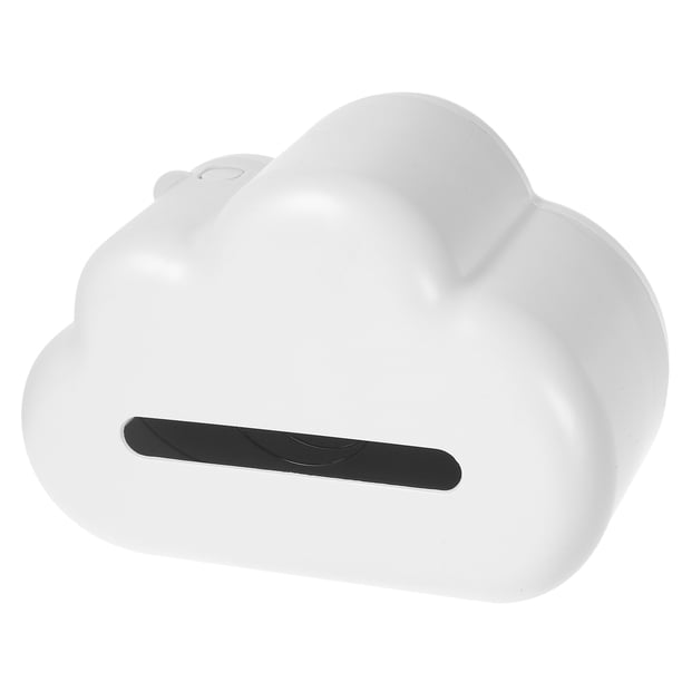 Caja de pañuelos para dormitorio y oficina, dispensador de pañuelos de pared con forma de nube