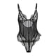 thumbnail image 1 of Encaje Mujer Body sin Escote en V Lencería de Noche Atractiva L, 1 of 9