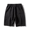 thumbnail image 5 of Ierhent Men Short Mens Casual Cargo Shorts - Cotton Drawstring Stretch Summer Beach Shorts Twill Chino Short Black,3XL, 5 of 7