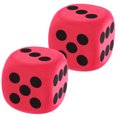 thumbnail image 4 of Shisuyan 2pcs Lage EVA Dices Game Dice Prop Portable Dice Prop Party Game Dice Prop Party Playing, 4 of 8