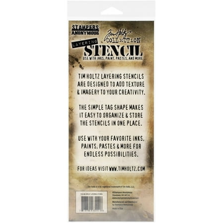 UPC: 0787790631118 | Tim Holtz Layered Stencil 4.125 X8.5 -Circuit -Layered
