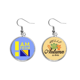 thumbnail image 1 of Soy de Bosnia y Herzegovina Pendiente del lóbulo de la joyería del pendiente de la hoja del otoño Unbranded M, 1 of 3