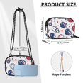 thumbnail image 4 of FORMRS Mini Crossbody Bag for Women Adjustable Rope Shoulder Casual Phone Purse, Cartoon American Football Helmets, 4 of 7