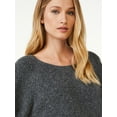 thumbnail image 5 of Scoop Women's Boucle Knit Sweater, 5 of 5