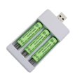 thumbnail image 5 of Cargador de batería universal de salida USB adaptador de 3 ranuras para batería Aa Aaa, 11 Feliz Sencillez, 5 of 5