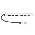 thumbnail image 2 of USB Splitter, Conception Simple 7 Ports USB Hub Alliage d'Aluminium Robuste pour le Bureau pour Ordinateur, 2 of 8