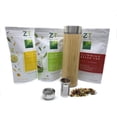 thumbnail image 4 of Dr. Zisman ZT Double-Walled Stainless-Steel Tea Infuser Bottle - Leak-Free Insulated Thermos Tumbler for Hot and Cold Beverages | Bamboo Water Infuser, Reusable Thermal Bottle, 4 of 4