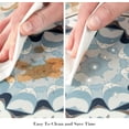 thumbnail image 6 of 2Pcs Kitchen Rugs, Cushioned Anti Fatigue Kitchen Mat PVC Non Slip Waterproof Runner Comfort Standing Floor Carpet Set for Sink, Laundry 17"x48"+17"x28", 6 of 6