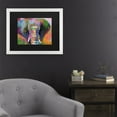 thumbnail image 2 of Richard Wallich 'Elephant 2' Matted Framed Art, 2 of 3