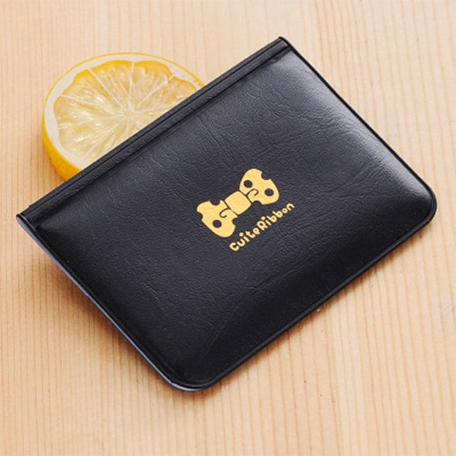 Estuche para s de identificación Hugo Cartera del titular de la tarjeta Negro