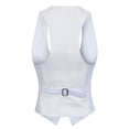 thumbnail image 4 of Made by Olivia Women's Dressy Casual Versatile Racerback Vest Three Button Tuxedo Suit Waistcoat, 4 of 4