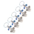 thumbnail image 5 of Devil Eye Keychain5Pcs Blue Eyes Porte-Clés en Alliage Éléphant Porte-Clés Haut de Gamme Performance, 5 of 5