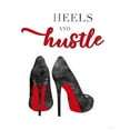 thumbnail image 3 of Carpentieri, Natalie 12x14 Black Modern Framed Museum Art Print Titled - Red Heels and Hustle, 3 of 5
