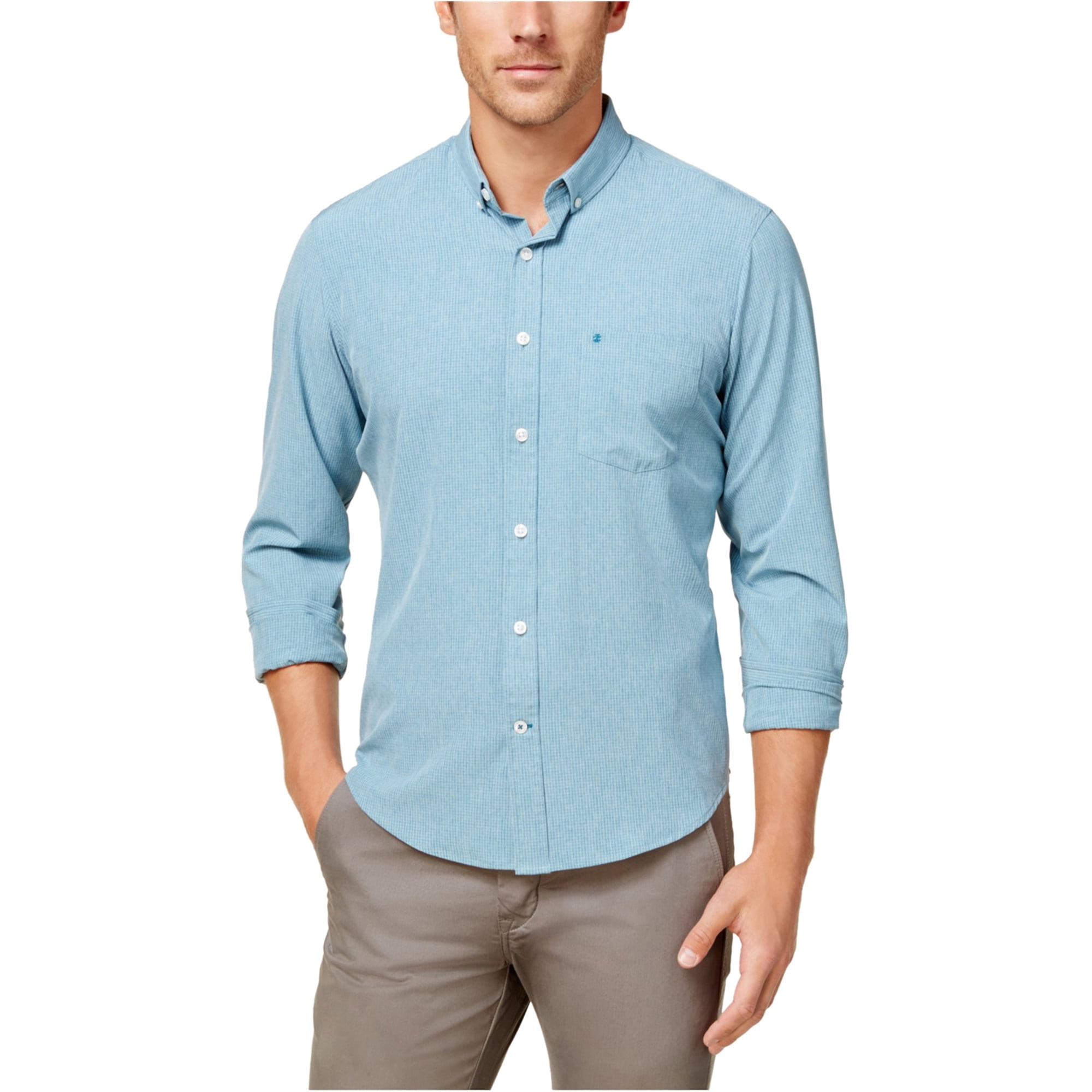 Sweatwater Men Pure Color Business Long-Sleeve Casual Button Down Shirts Sweatwater Men Pure Color Business Long-Sleeve Casual Button Down Shirts
