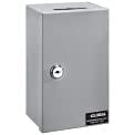 Drop-In Key Control Box, Keyed Alike, Gray, 4-3/8"Wx3-1/4"Dx7-1/4"H