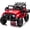 Red, variant on Luku 12V Kids Ride On Truck Car, Electric Vehicles with Remote Control, Lights, Music, 3 Speeds, Pink