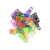 Baumgartens Assorted Colors Plastiklips, Plastic Paperclips