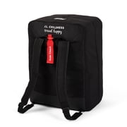 J.L. Childress Padded Travel Bag for Doona, Evenflo Shyft Dualride & Infant Car Seats with Base - Travel Bag for Airplane, Elite - Black