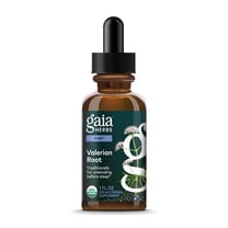 Gaia Herbs Valerian Root - Stress & Sleep Support - Organic Liquid Vegan Health Supplement for Calming Support - Valerian Extract - Herbal Formula - Dairy, Soy & Gluten Free - 1 Fl Oz