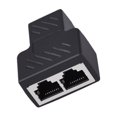 thumbnail image 3 of Connecteur de Câble Réseau LAN Ethernet Adaptateur de Répartiteur Femelle 1 à 2 Voies, 3 of 6