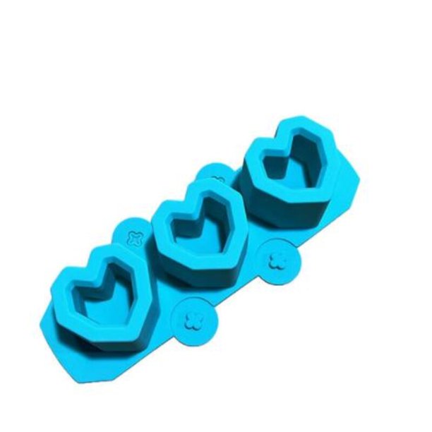 Maceta de hormigón redonda de 3 agujeros, molde de silicona para maceta DIY, copa de hielo, molde de resina de yeso, vela, molde para hacer latas, decoración del hogar Dengxun unisex