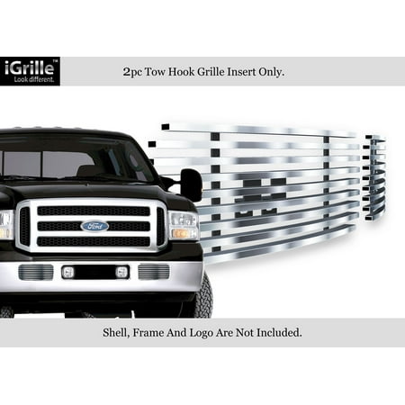 - For 05-07 Ford F250/F350/Super Duty/Excursion Stainless Steel Billet Grille #F65357C