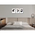 thumbnail image 4 of Modern Neutral Gallery Wall Art Set of 3 Black and White Minimalist Abstract artwork for wall Farmhouse Decor Bedroom Living Room, 4 of 6