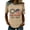 Beige, variant on Women's USA 250th Anniversary T-Shirt, Patriotic Infinity American Flag Graphic Top, 1776-2026 Independence Day Round Neck Tee, 250 Years Celebration Shirt