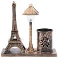 thumbnail image 1 of 1pc Retro Eiffel Tower Ornament Street Lamp Style Night Light Pen Holder, 1 of 7