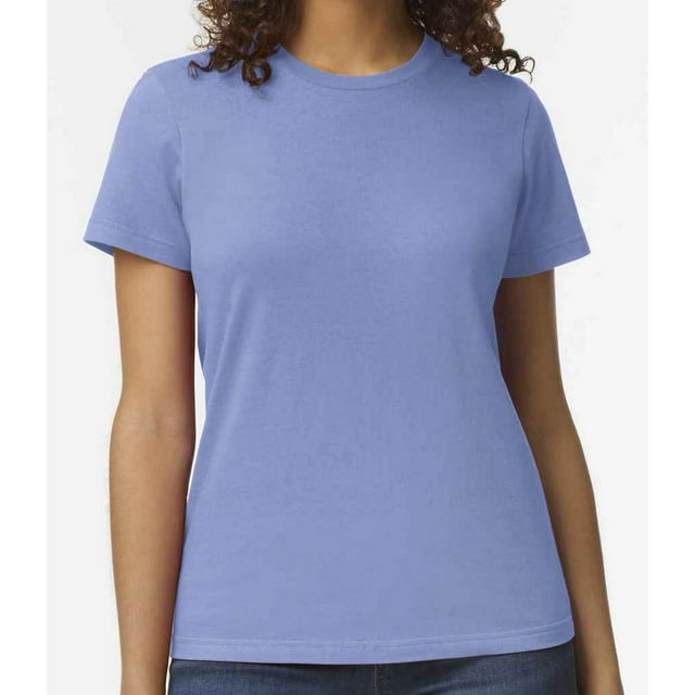 Gildan T-Shirt Doux de Poids Moyen pour Femmes