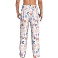 thumbnail image 3 of Picia Scandinavian Alphabet Mens Soft Woven Cotton Elastic Waistband Sleep Pajama Pant Lounge Sleep Pant With Pockets And Drawstring-X-Large, 3 of 9