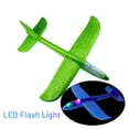 thumbnail image 6 of ametoys Flying Glider Planes With Flash 18.9" Foam Flight Mode Throwing Air Plane Aerobatic Airplane Outdoor Sport Gift for 3 4 5 6 7 Year Old Blue, 6 of 7