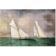 thumbnail image 1 of Ceramic Tile Mural-James Buttersworth Ships Tile Mural Home Decorating Ideas. 25.5" w x 17" h using (24) 4.25 x 4.25 ceramic tiles, 1 of 3