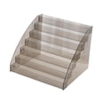 thumbnail image 1 of MERIGLARE Clear Display Stand Decorative Acrylic Riser for Nail Polish Makeup Bathroom 7 Tier, 1 of 9