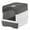 Gray, variant on Front Entry Top Exit Enclosed Cat Litter Box with Grooved Lid, Slide Out Tray and Litter Scoop, Dual Deodorizer Slots Semi Transparent Door, Indoor Cat Toilet for Cats Up to 9 lbs