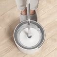 thumbnail image 3 of Disc Mop Dust for Floor Cleaning Tile Porcelain Cleaner Round Plastic Stainless Steel, 3 of 6