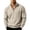 Beige, variant on Mens Sweatshirt Solid Corduroy Stand Collar Half Zip Long Sleeve Plus Size Pullover Loose Fit Chest Pocket Casual Layering Top for Fall Winter Office Daily Travel Weekend Wear Green,S