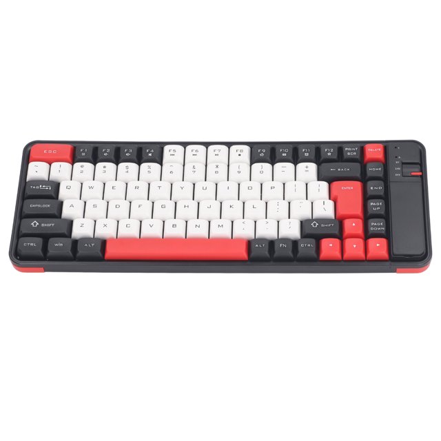 Combo de Teclado y Mouse Inalámbricos ANGGREK Conjunto de Mouse y Teclado 2.4 GHz QWERTY 84 Teclas