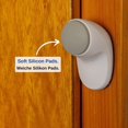 thumbnail image 4 of Topes de puerta de seguridad para niños, 4 piezas, blanco, topes de puerta antigolpes, seguridad para niños, tope de puerta con adhesivo y almohadilla de silicona , habrá una cierta diferencia de col TUNC Sencillez, 4 of 5