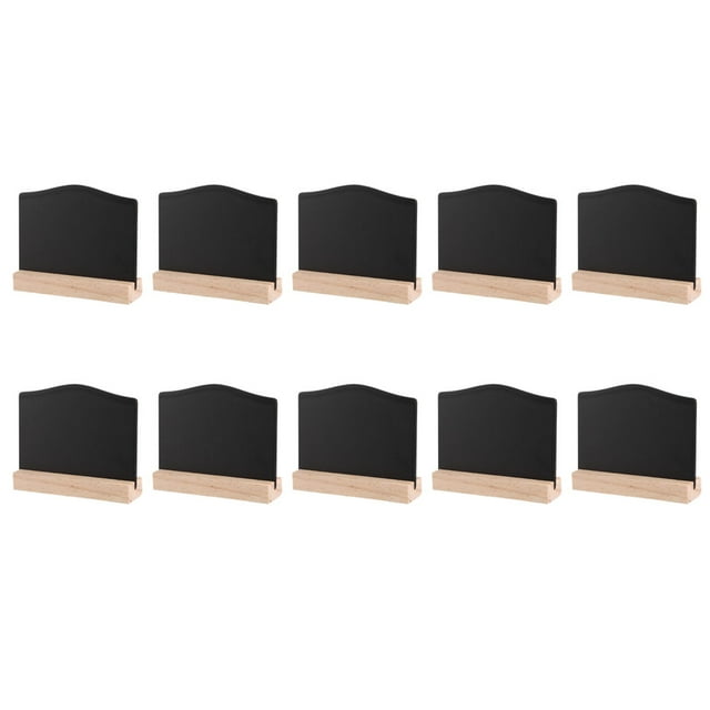 Blackboard Ornament,10Pcs/Set Christmas Decorative Mini Display Blackboard Blackboard True Excellence