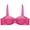 Pink, variant on 2PC Lingerie for Women Pure Desire Thin Support Sagging Balconette Bra,Purple,32